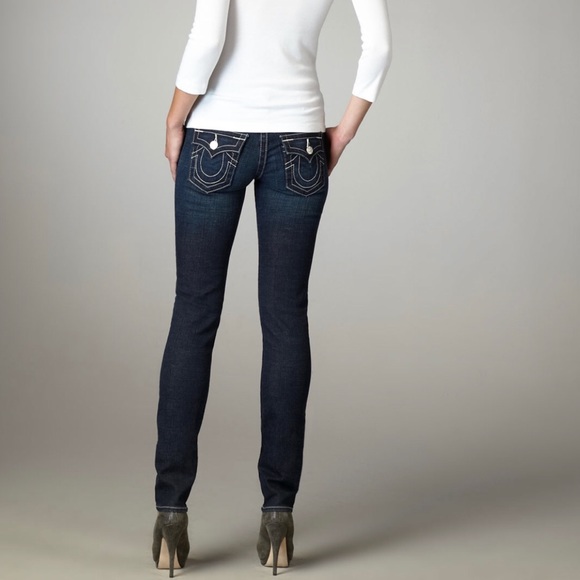 True Religion Denim - True Religion Julie Skinny Jeans Dark Wash Sz 23